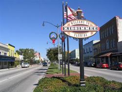 Kissimmee-Florida road sign